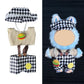 Doll Clothes - Compatible with LBB 5.91-6.7inch(15-17cm) Dolls as Accessories Only  enhanced Dolls Outfit with Accessories  Hand Crocheted Hat  Sweaters  Bag 23