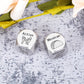 6th Anniversary Dice Gift 6 Year Anniversary Dice Gift for Women Men 6th Anniversary Iron Gift for Wife Husband 6th Anniversary