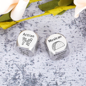 6th Anniversary Dice Gift 6 Year Anniversary Dice Gift for Women Men 6th Anniversary Iron Gift for Wife Husband 6th Anniversary