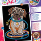 Sequin Art Red, Pug, Sparkling Arts and Crafts Picture Kit, Creative Crafts, Multicolor (1502)