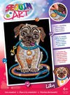 Sequin Art Red, Pug, Sparkling Arts and Crafts Picture Kit, Creative Crafts, Multicolor (1502)