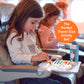 Coiplay 648 Color Blocks Watercolor Paint Set, 52-Bookmarks, 3 Brushes, Silicone Cup, Meow/Bark Coloring Books, For All Ages, Tr