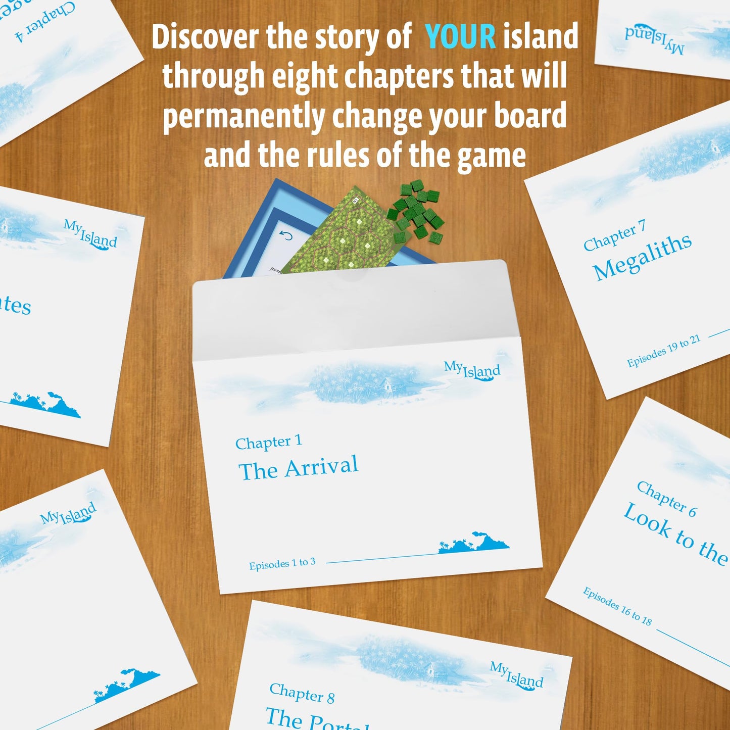 Thames & Kosmos My Island | Legacy Board Game | Kosmos Games | Multi-Player | 2-4 Players | Strategy Game