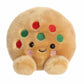 Aurora Festive Palm Pals Kringle Cookie Stuffed Animal - Fun Collectible Plush for Kids and mature-themed Collectors - Perfect for Holiday Decorations or Gifts - Brown 5 Inches
