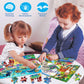 Puzzles For Kids Ages 4-6-8, 2 Packs 60 Pieces Floor Jigsaw Puzzle For Kids 6-8-10 Year Old, Wildlife & Ocean Animals Learning E