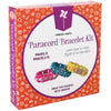 Pinwheel Crafts Paracord Bracelet Kit - DIY Kids Crafts, Paracord Bracelet w/Sturdy Buckle & Paracord 550 Cord - 8 Colorful Frie