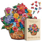 Flower Wooden Puzzle For Adult, Butterfly Wooden Jigsaw Puzzles For Adults, Hummingbird Puzzle