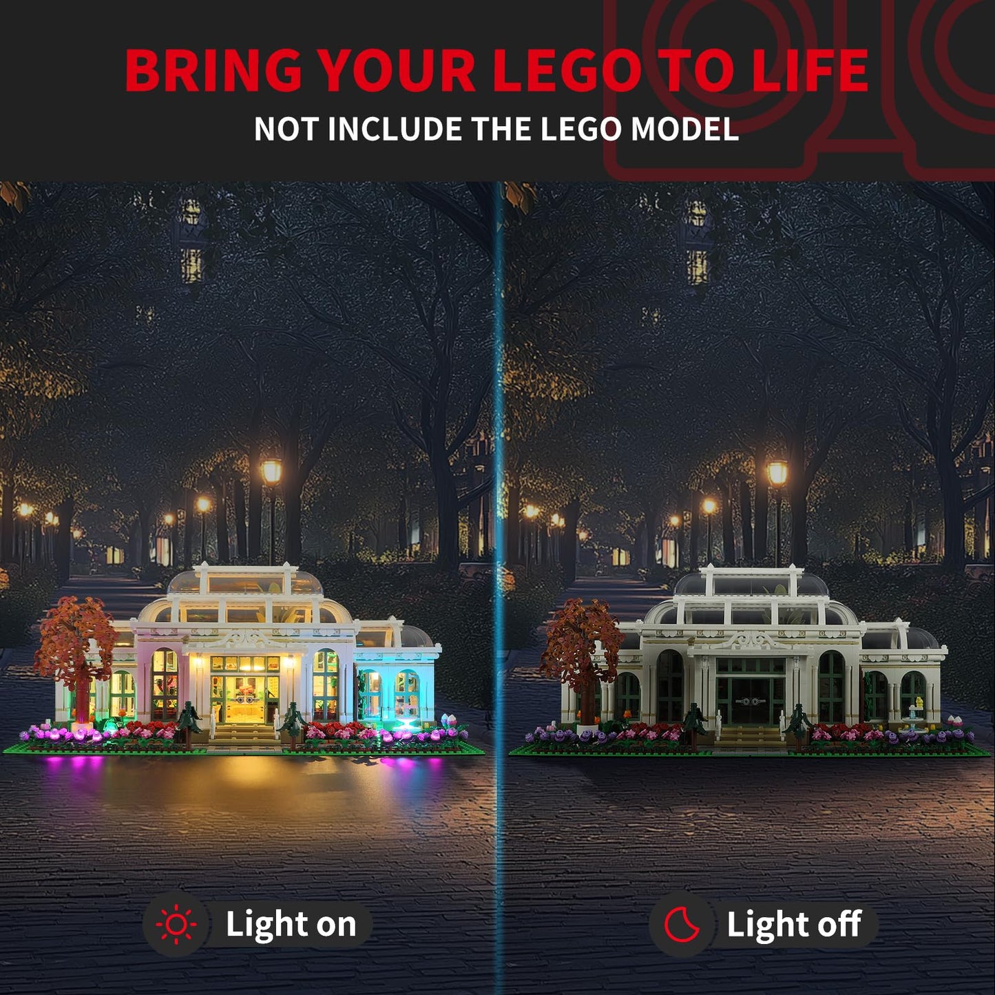 Briksmax 2.0 Light Kit For Lego Botanical Garden -Innovative Lighting Kit Compatible With Lego Ideas 21353 - Not Included Lego S