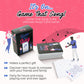Game That Song Music Card Game for Adults & Teens - Fun Party Game, Black, Model GTS-01, Great Gift for Music Lovers