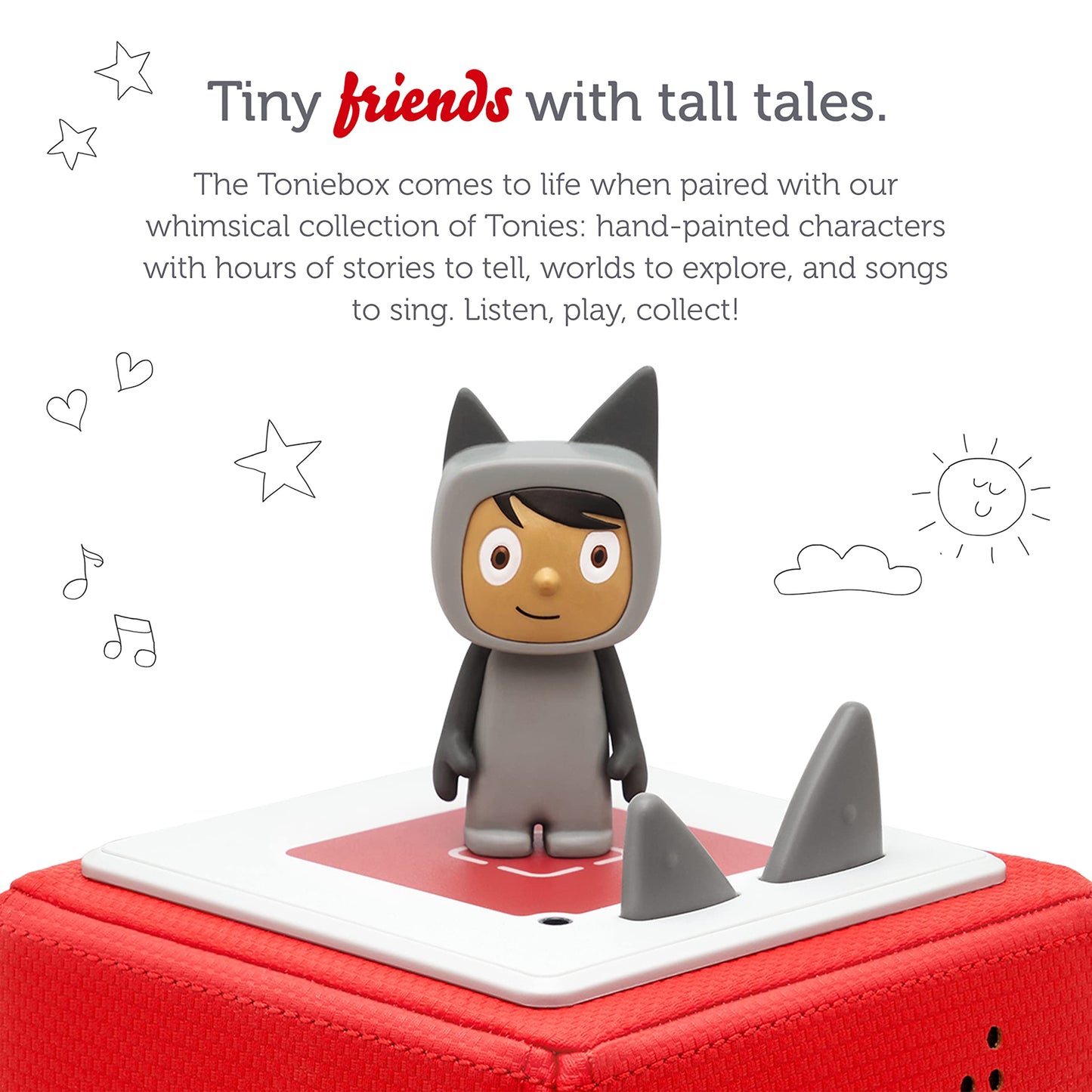 Tonies Creative Audio Character - Gray/Medium