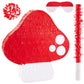 Lewtemi Mushroom Piñata 3D Mushroom Shaped Piñata Mushroom Party Favor With Blindfold Bat Confetti For Forest Jungle Fairy Theme Woodland Birthday Party Baby Shower Garden Decor, 14.9 X 14.1 X 2.95'