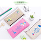 European and American creative stationery pony large capacity Oxford cloth zipper bag student prizes zipper pencil case manufacturers wholesale
