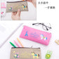 European and American creative stationery pony large capacity Oxford cloth zipper bag student prizes zipper pencil case manufacturers wholesale
