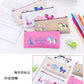 European and American creative stationery pony large capacity Oxford cloth zipper bag student prizes zipper pencil case manufacturers wholesale
