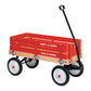 Radio Flyer Town And Country Wooden Kids Wagon With Removable Side Panels, Red