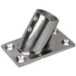 Sea-Dog Rail Base Fitting Rectangular Base 60&deg; 316 Stainless Steel - 1-7/8 x 3-1/4 - 1 OD