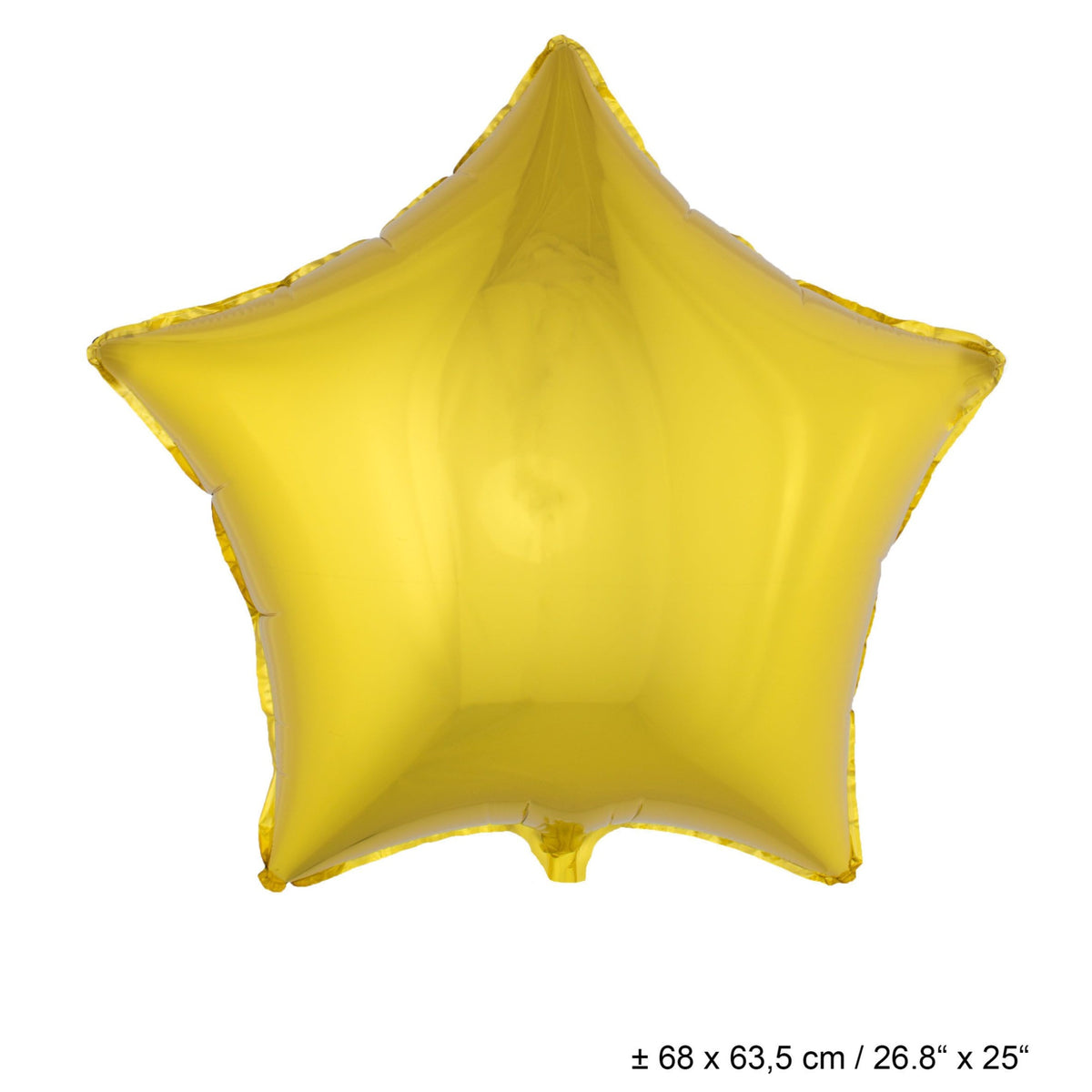 BalloonFoilStar25Gld