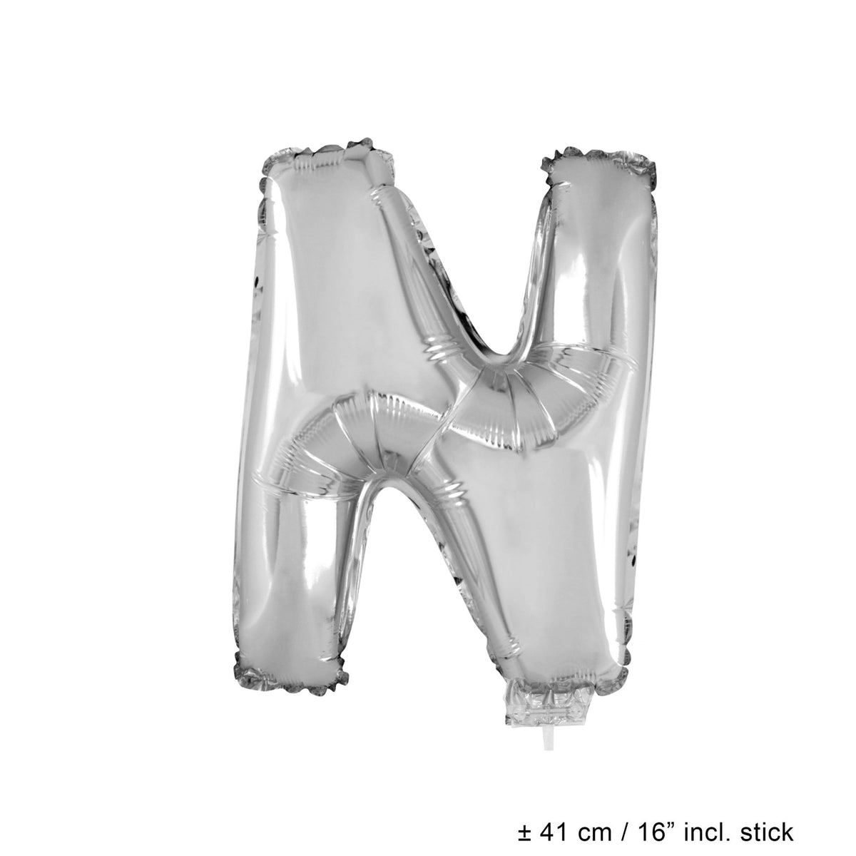 BalloonFoil on StickLetter N16Slv