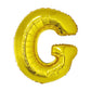 BalloonFoilLetter G40Gld