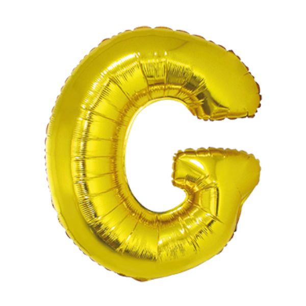 BalloonFoilLetter G40Gld