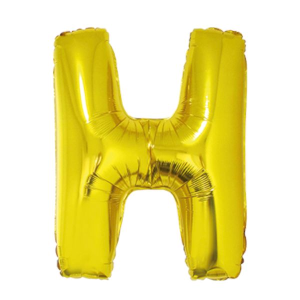 BalloonFoilLetter H40Gld