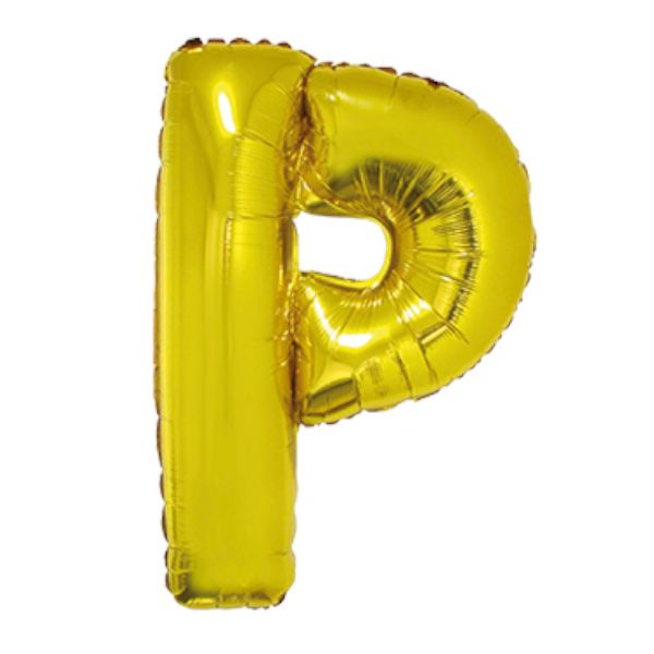 BalloonFoilLetter P40Gld