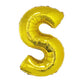BalloonFoilLetter S40Gld