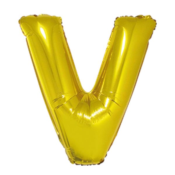 BalloonFoilLetter V40Gld