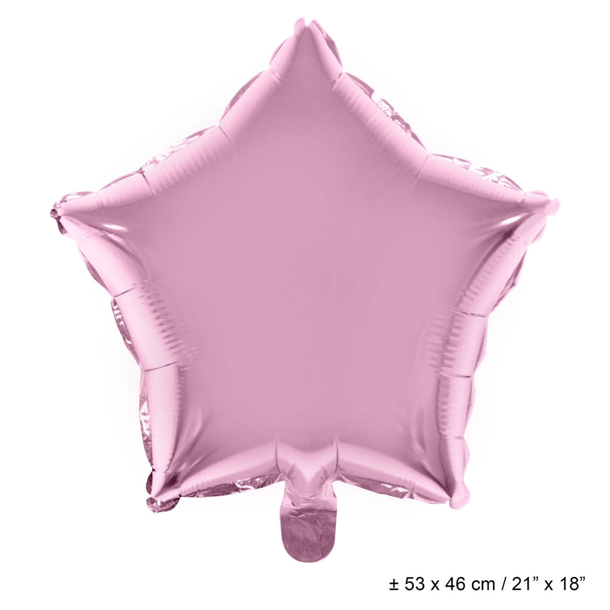 BalloonFoilStar18Pnk