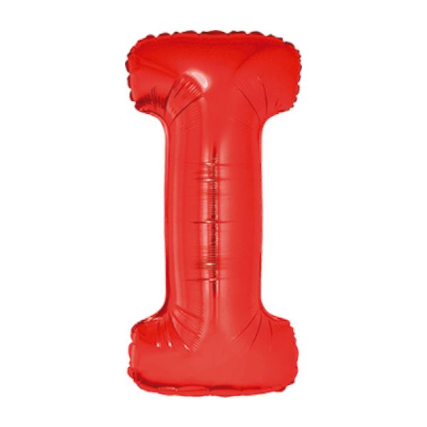 BalloonFoilLetter I40Red