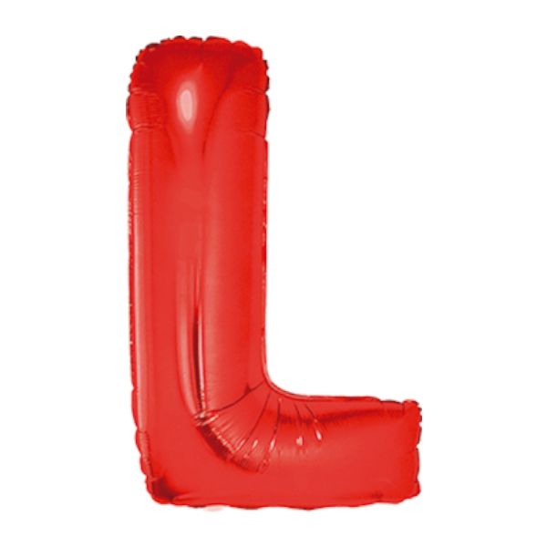 BalloonFoilLetter L40Red