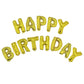 BalloonsetFoilHappy BirthdayGld16