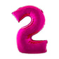 BalloonFoilNumber 240 Pink