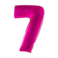 BalloonFoilNumber 740 Pink