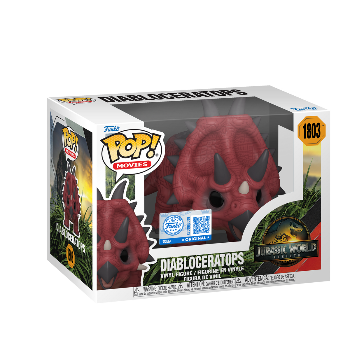 Jurassic World Diabloceratops #1803 Funko Pop! Vinyl Figure