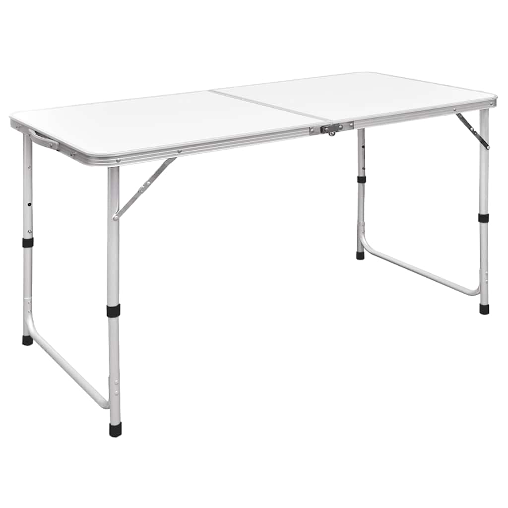 Foldable Camping Table Height Adjustable Aluminum 47.2x23.6