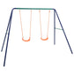 Vidaxl Swing Set With 2 Seats Steel