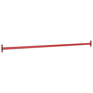 Vidaxl Turning Bar 49.2'' Steel Red