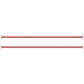 Vidaxl Turning Bars 2 Pcs 49.2'' Steel Red
