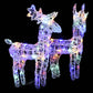 Vidaxl Christmas Reindeers 2 Pcs Multicolor 80 Leds Acrylic