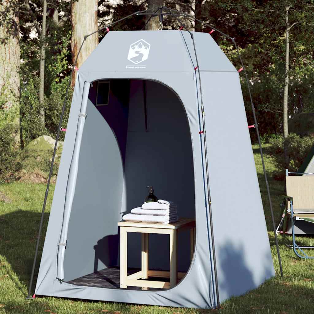vidaXL Privacy Tent Gray Quick Release Waterproof