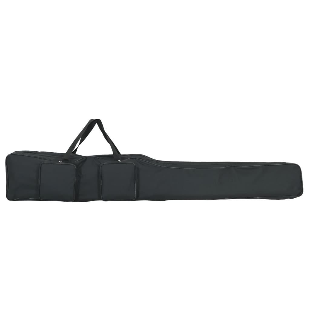 vidaXL Fishing Rod Bag Black 59.1 Oxford Fabric