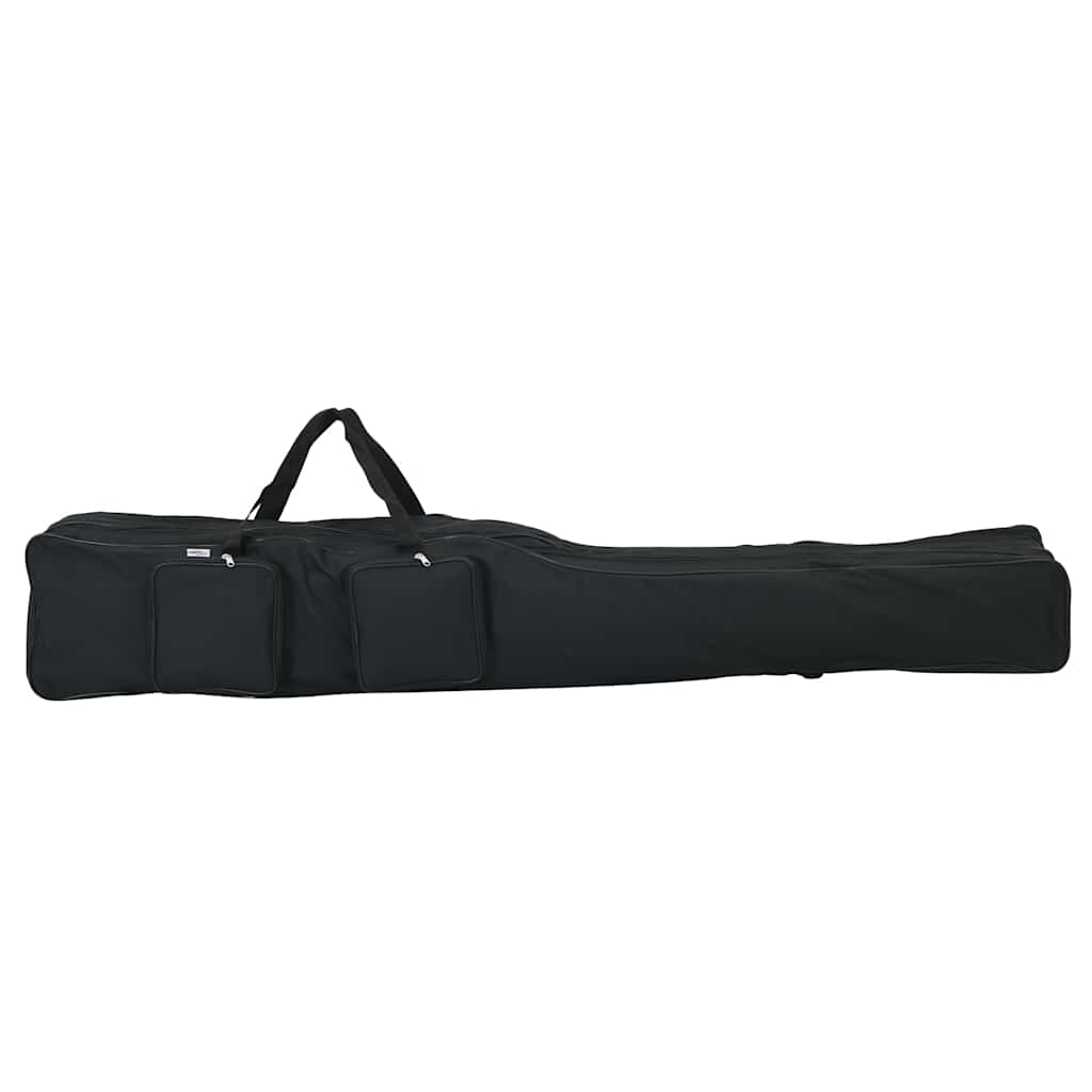 vidaXL Fishing Rod Bag Black 63 Oxford Fabric