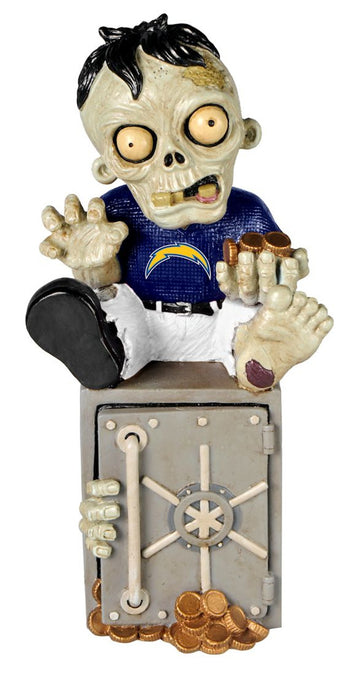 FOCO NFL San Diego Chargers Zombie Figurine Bank, Team Color, One Size, Model ZMBNF14BNKSCG