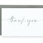 10 Pack Thank You Greeting Cards - Gray