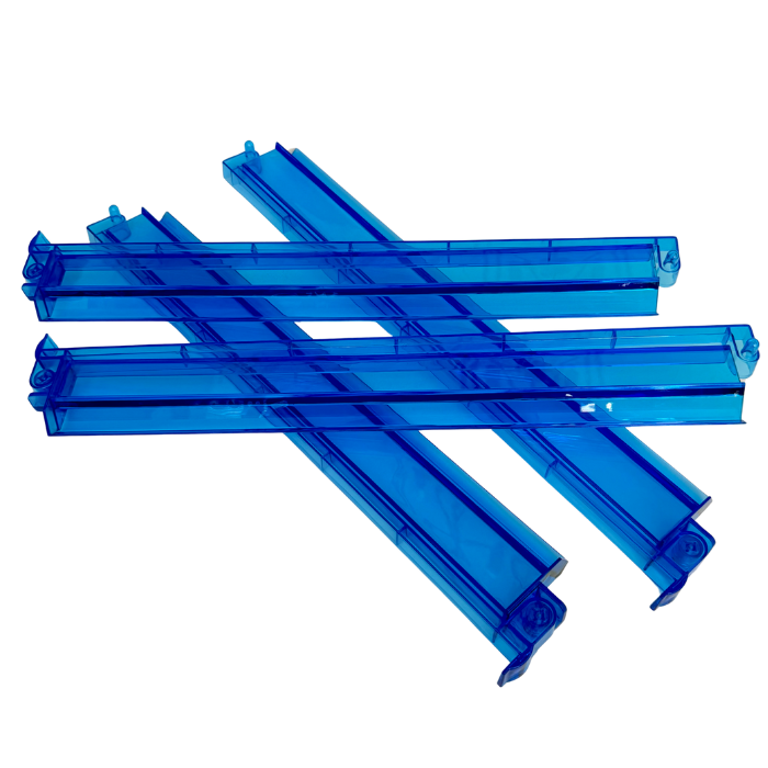 Mahjong Bundle – American Mahjong Tile Set (166 Tiles) 2-Color Blue, Studio Tiles Clear Racks