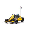 Freddo 24V Drifter 1 Seater Ride-On Car for Kids - Large Yellow Electric Toy Vehicle
