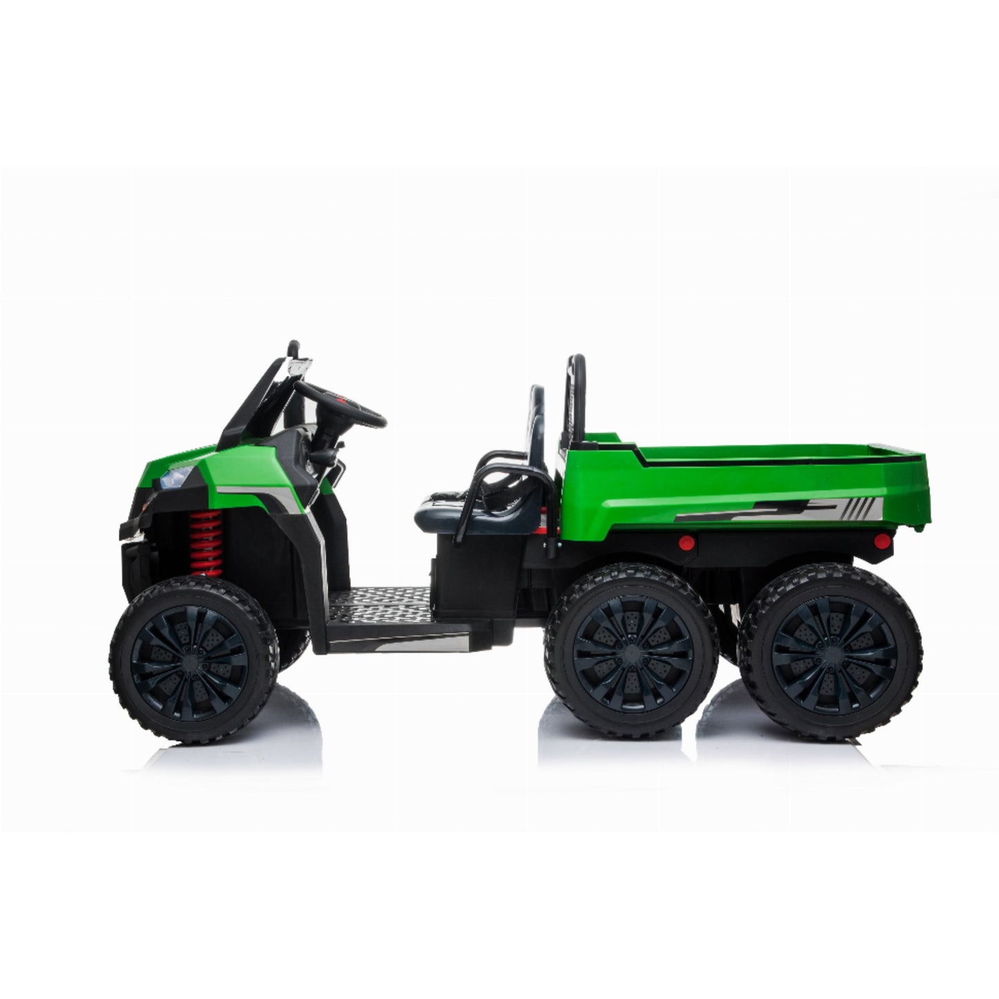 Freddo Toys 24V Battery Powered Kids Electric Ride On Car Off-Road Tractor Trailer 4X4 Toy With Parental Remote Control Mp3 - Usb - Aux Port Led Lights 2 Leather Seats And Eva Tires For 3+ Years