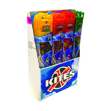 25.5 Inch Wingspan Color Max Diamond Shaped Kites, Set Of 12 - Multi