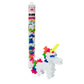 Plus Plus 3D Figure Building Block Set, Fun Stem Toys For Kids, 70 Interlocking Pieces - Unicorn Mini Maker Tube